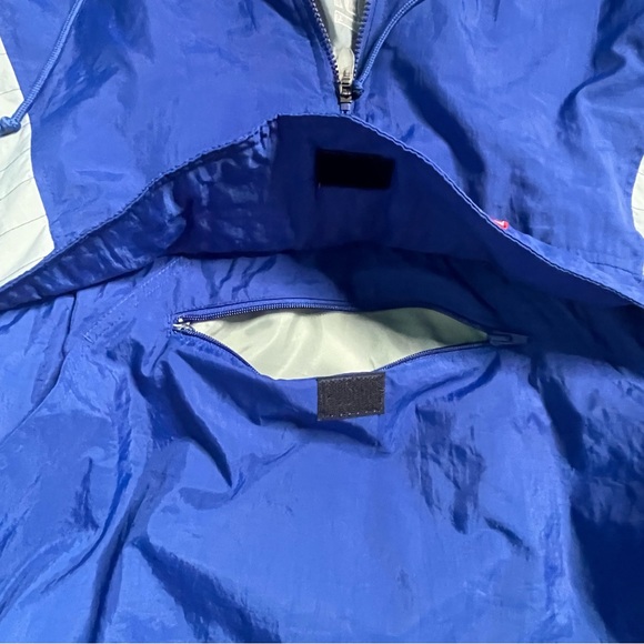 REEBOK New York Giants Vintage 90s Pullover HOODIE Puffer Jacket Coat Medium - Picture 6 of 14